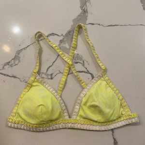 Green Yellow Neon bikini top